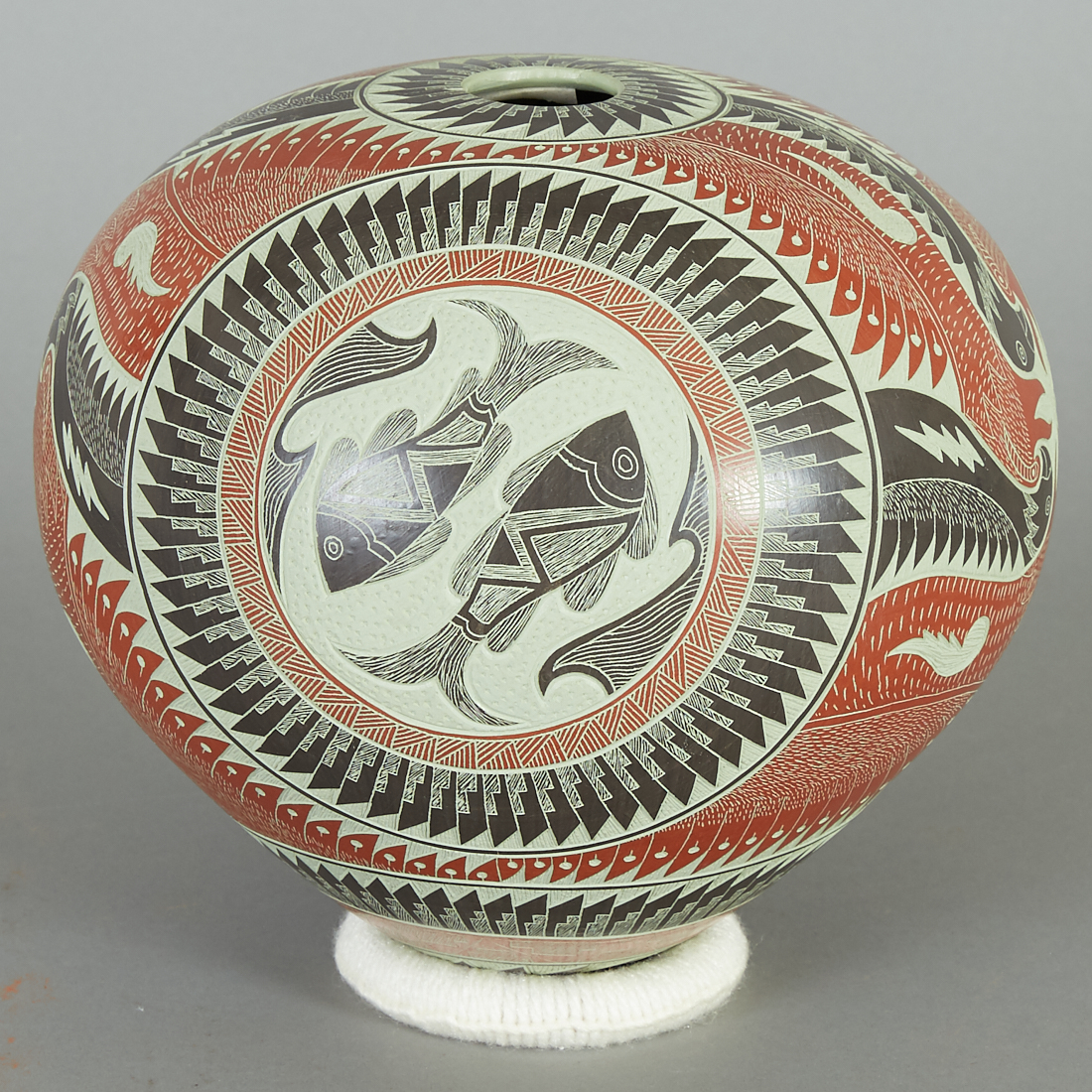 Martin Olivas Quintana Mata Ortiz Vase - Image 5 of 6