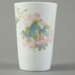 Chinese Famille Rose Porcelain Cup w/ Cherry Blossoms