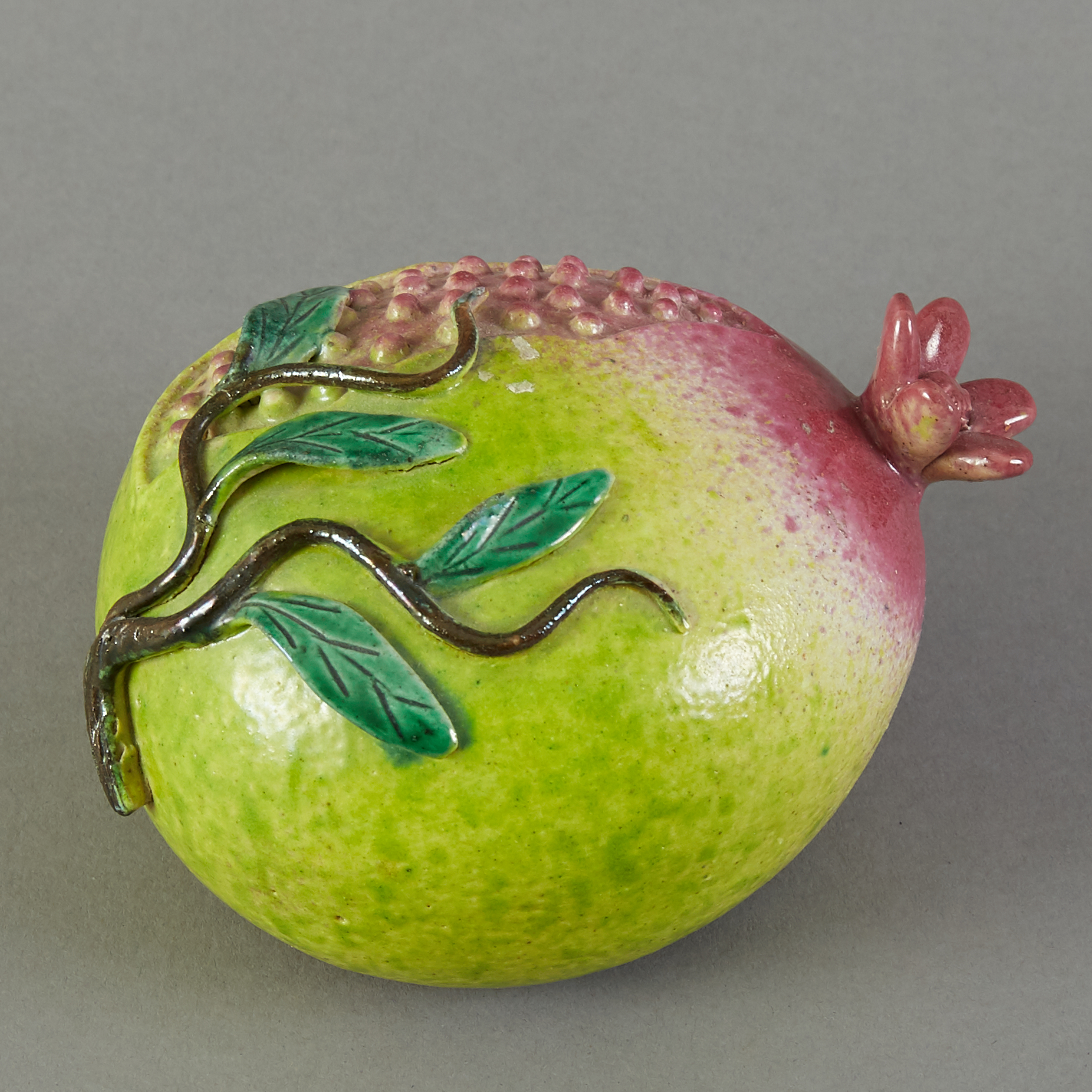 Chinese Porcelain / Ceramics Pomegranate Pomegranate Fruit Guang xu - Image 6 of 7