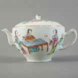 Chinese Famille Rose Porcelain Teapot - Tongzhi