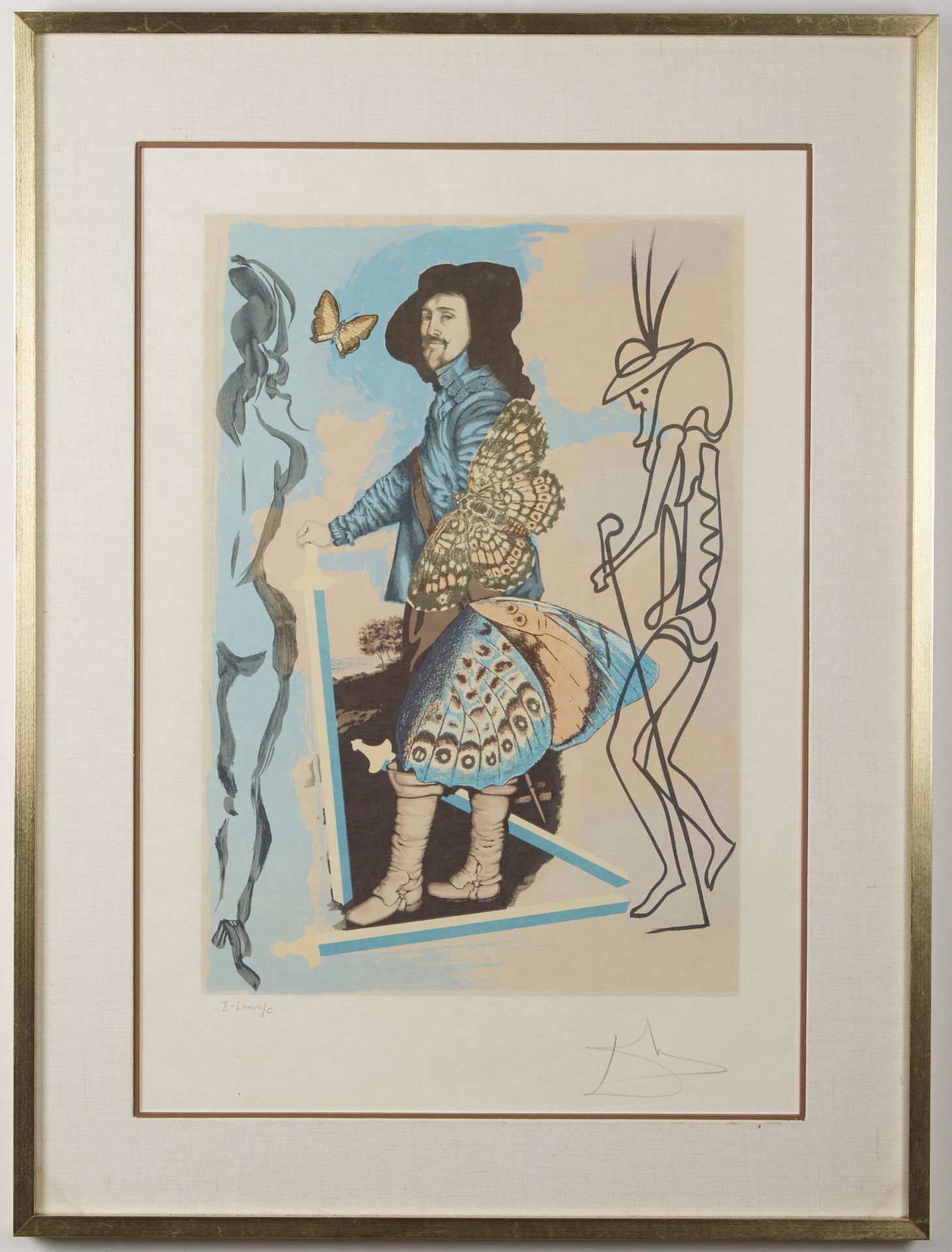 Salvador Dali Suite Papillons Anciennes Lithographs - Bild 9 aus 16