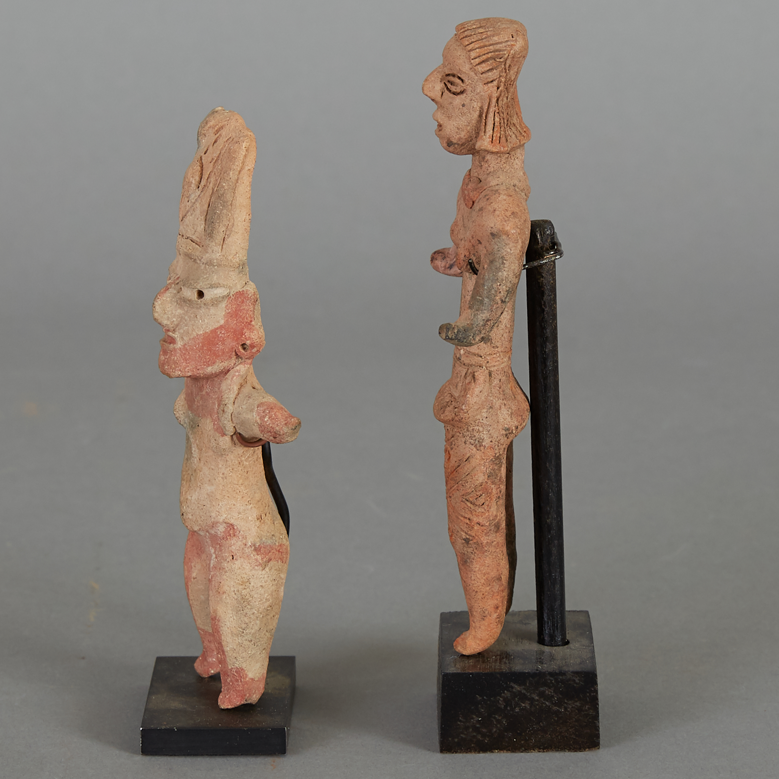 2 Pre-Columbian Female Figurines - Image 2 of 5