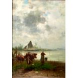 Richard Burnier Painting Dutch Landscape