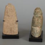 2 Pre-Columbian Stone Idols