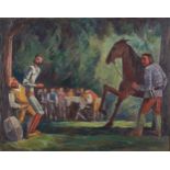 Dewey Albinson Don Quixote Oil on Canvas