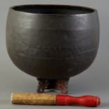 19th/ 20th C. Hammered Copper Japanese Buddhist Singing Bowl
