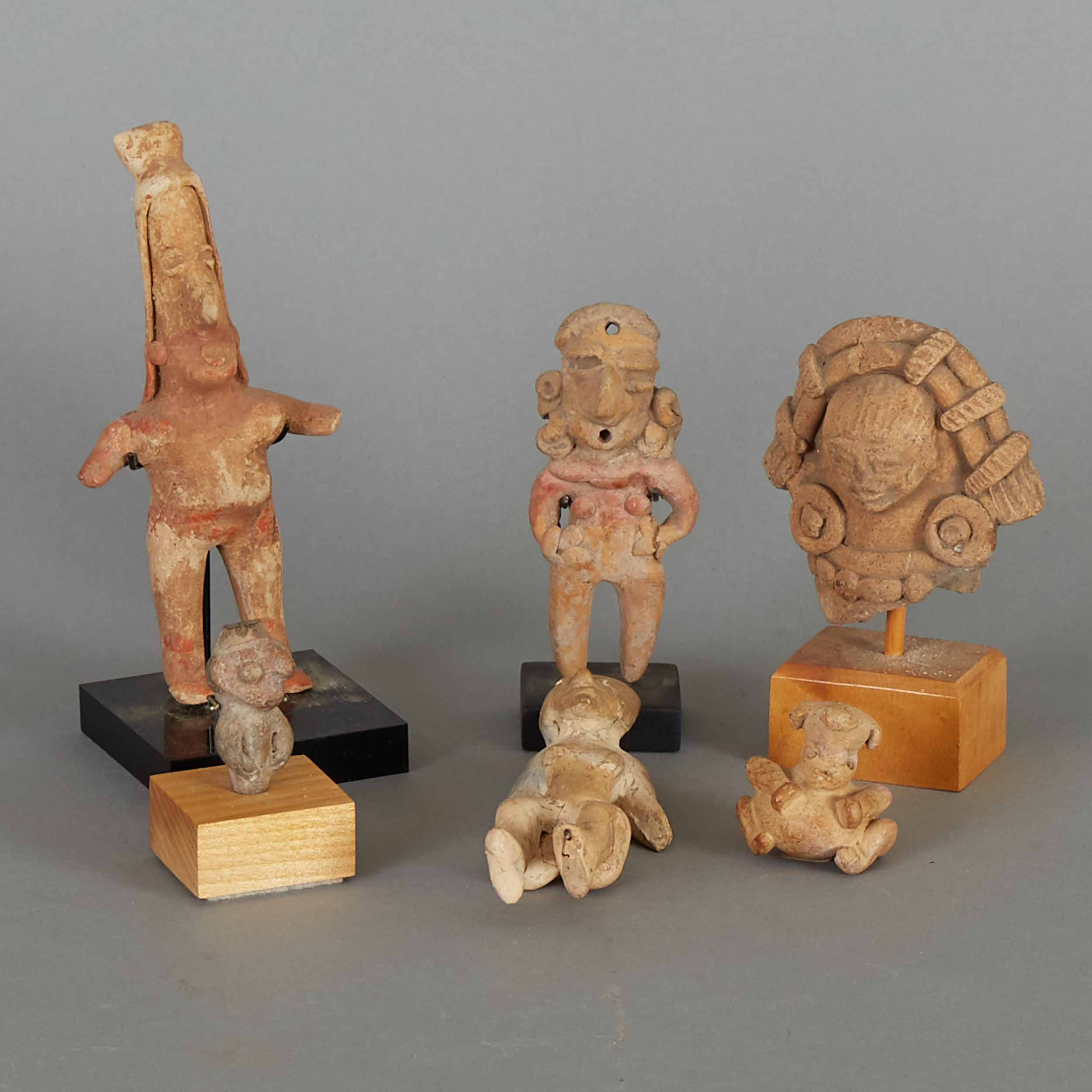 6 Pre-Columbian Ceramic Figurines - Image 5 of 8