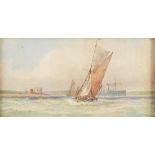 George Gregory Marine Ship Watercolor