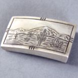 3 Zuni & Navajo Silver Belt Buckles Effie Calavaza Rita Begay