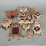 Group of 11 Iroquois Beadwork Objects