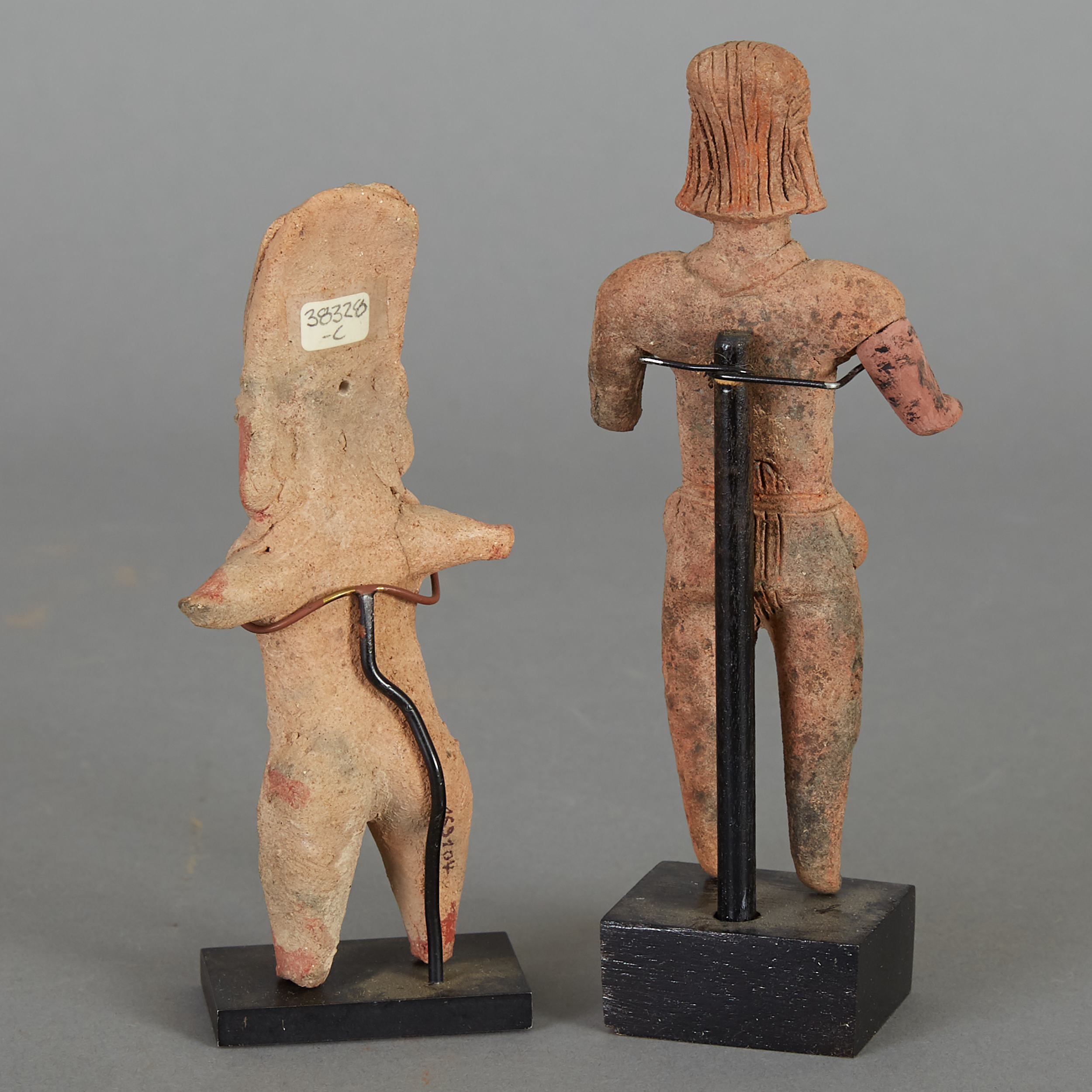 2 Pre-Columbian Female Figurines - Image 3 of 5