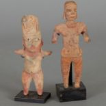 2 Pre-Columbian Female Figurines