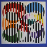 Yaacov Agam "End to End #4" Silkscreen