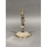 17th c. German Agate Candle Stick