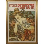 Alphonse Mucha Cycles Perfecta Poster