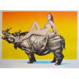 Mel Ramos "Rhino" Lithograph