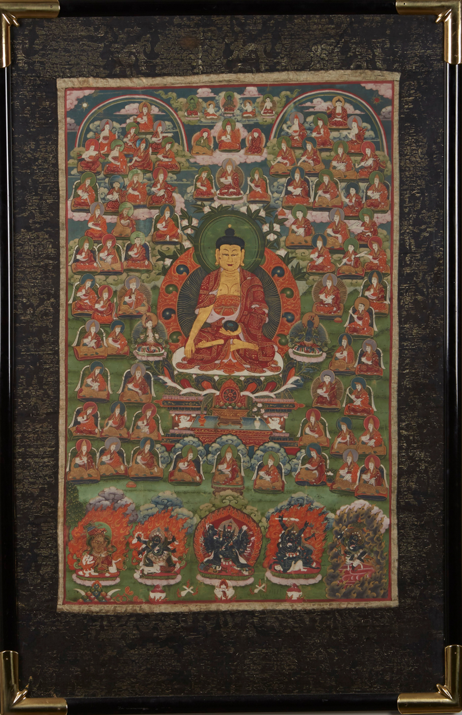 Tibetan Thangka Shakyamuni - Image 3 of 3