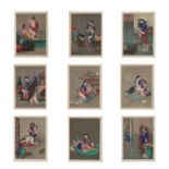 19th c. Chinese Erotic Album Paintings