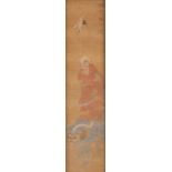 19th c. Chinese Scroll Painting on silk