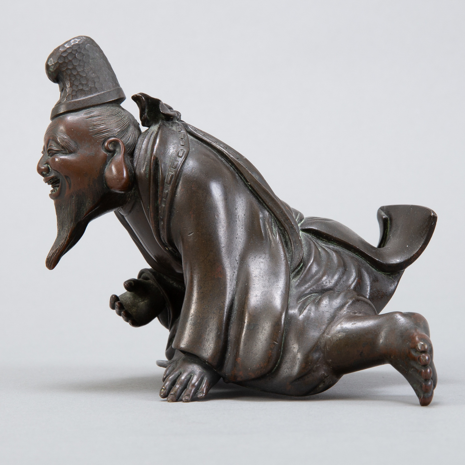 Japanese Bronze Sculpture of Immortal - Image 4 of 4