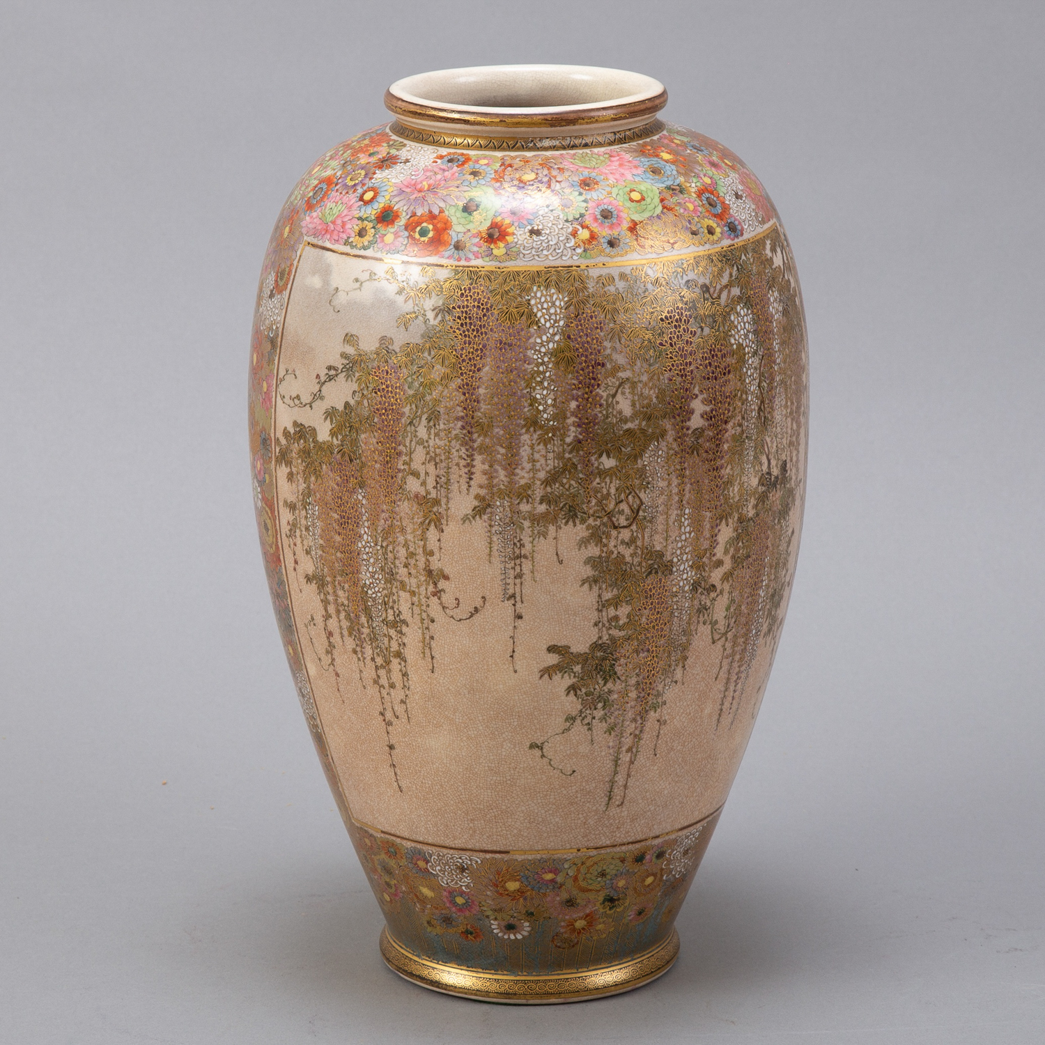 Japanese Meiji Satsuma Vase by Shuzan - Image 3 of 7