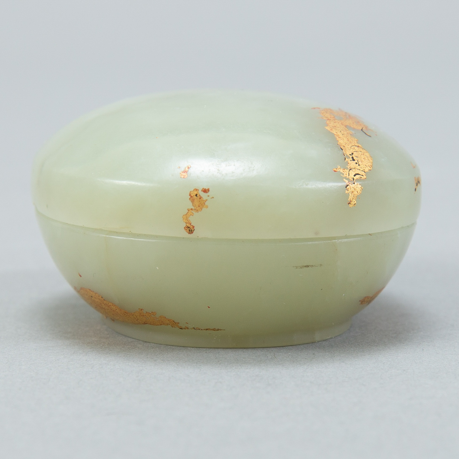 Qing Chinese Makeup Jade Makeup Box - Marked - Image 3 of 7