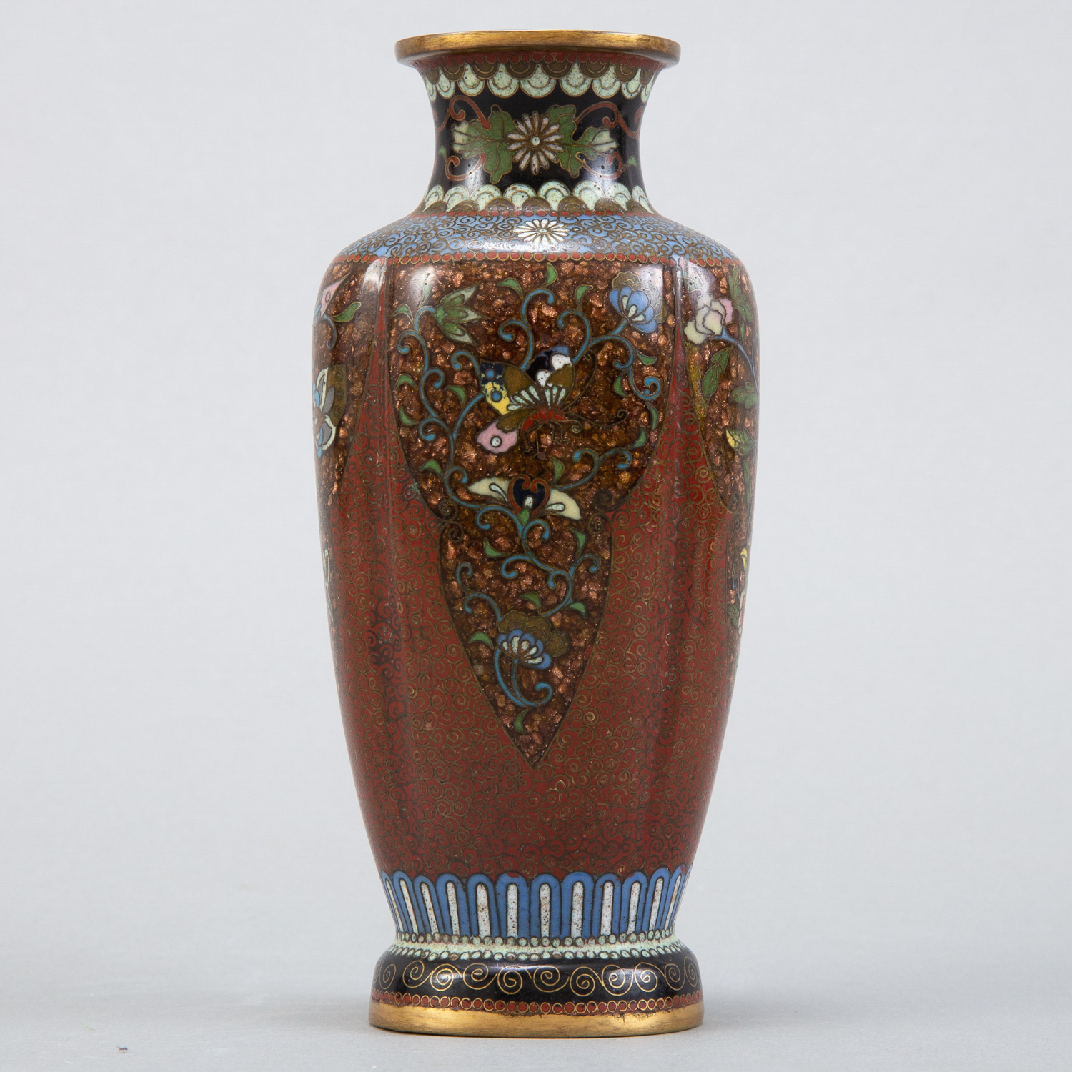 Grp 4 Japanese Meiji Cloisonne Pieces - Image 6 of 8