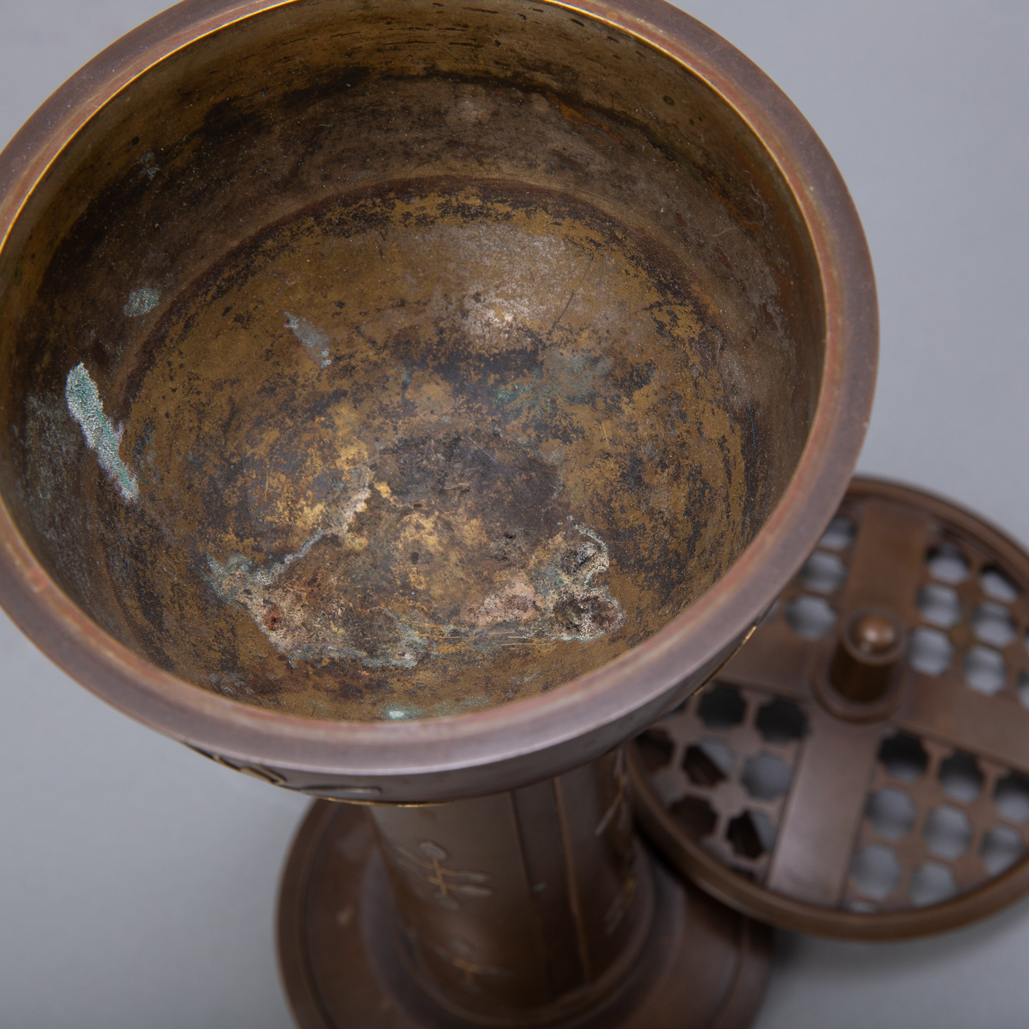 Japanese Meiji Mixed-metal Censer Kotaro Saku - Image 5 of 5