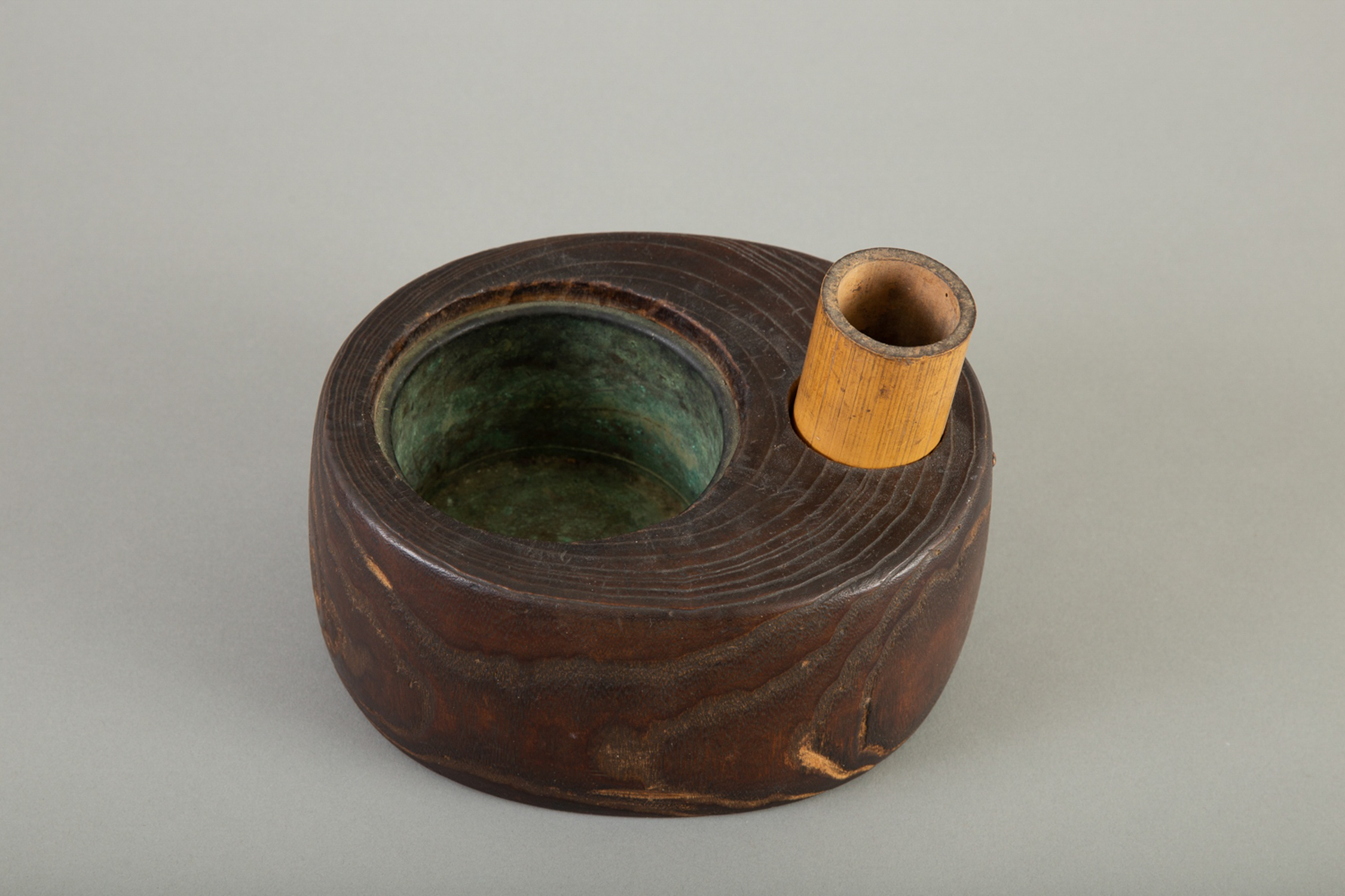 Japanese Edo Cypress Ikebana / Hibachi Container - Image 4 of 6