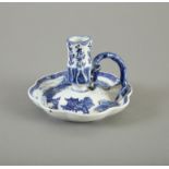18th c. Chinese Export Porcelain Candle Holder