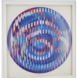 Yaacov Agam "Message of Peace" Agamograph