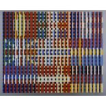 Yaacov Agam "Flags of all Nations-Europe" Lithograph