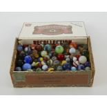 Large Grouping of Vintage Glass Marbles