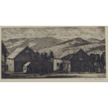 Group of 2 Luigi Lucioni Etchings