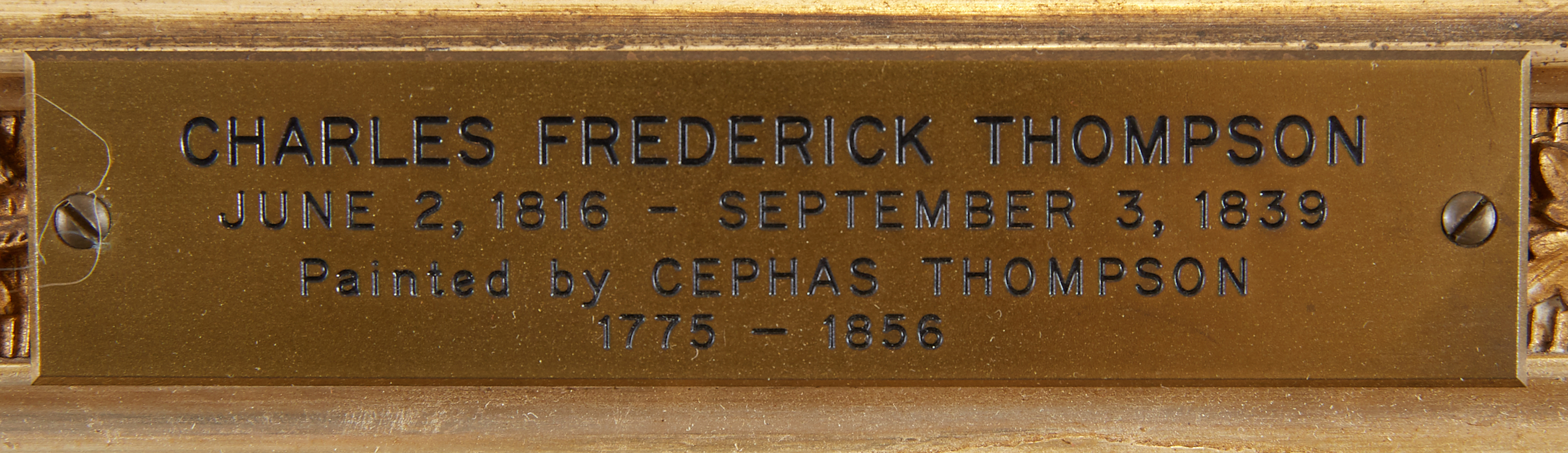 Cephas Thompson Portrait of Charles Frederick Thompson - Image 3 of 5