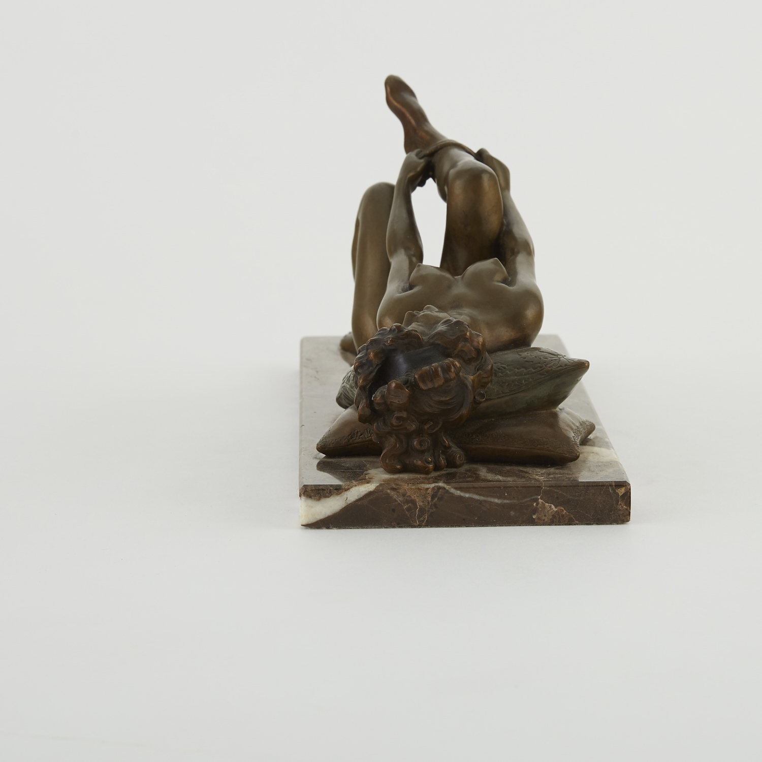 Louis Chalon "Recumbent Female Nude" Bronze Sculpture - Image 3 of 6