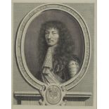 Robert Nanteuil Portrait of Louis XIV of France Engraving