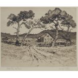 Group of 4 Etchings by Wire Baer and Chefftz