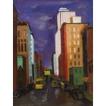 Cameron Booth Downtown Minneapolis Oil on Canvas