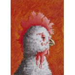 Doug Argue Chicken Oil on Canvas