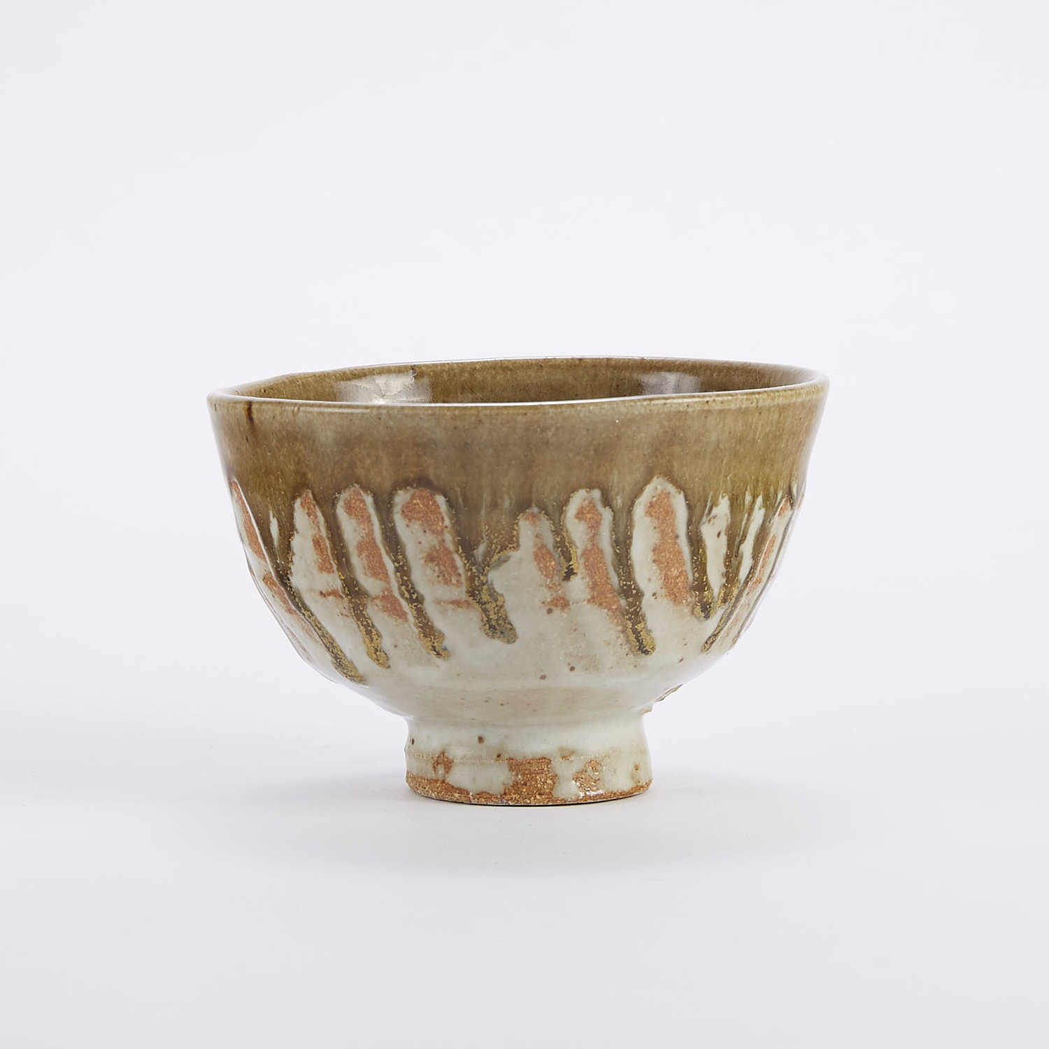 Warren MacKenzie Studio Pottery Bowl w/ Drip Glaze - Image 4 of 7