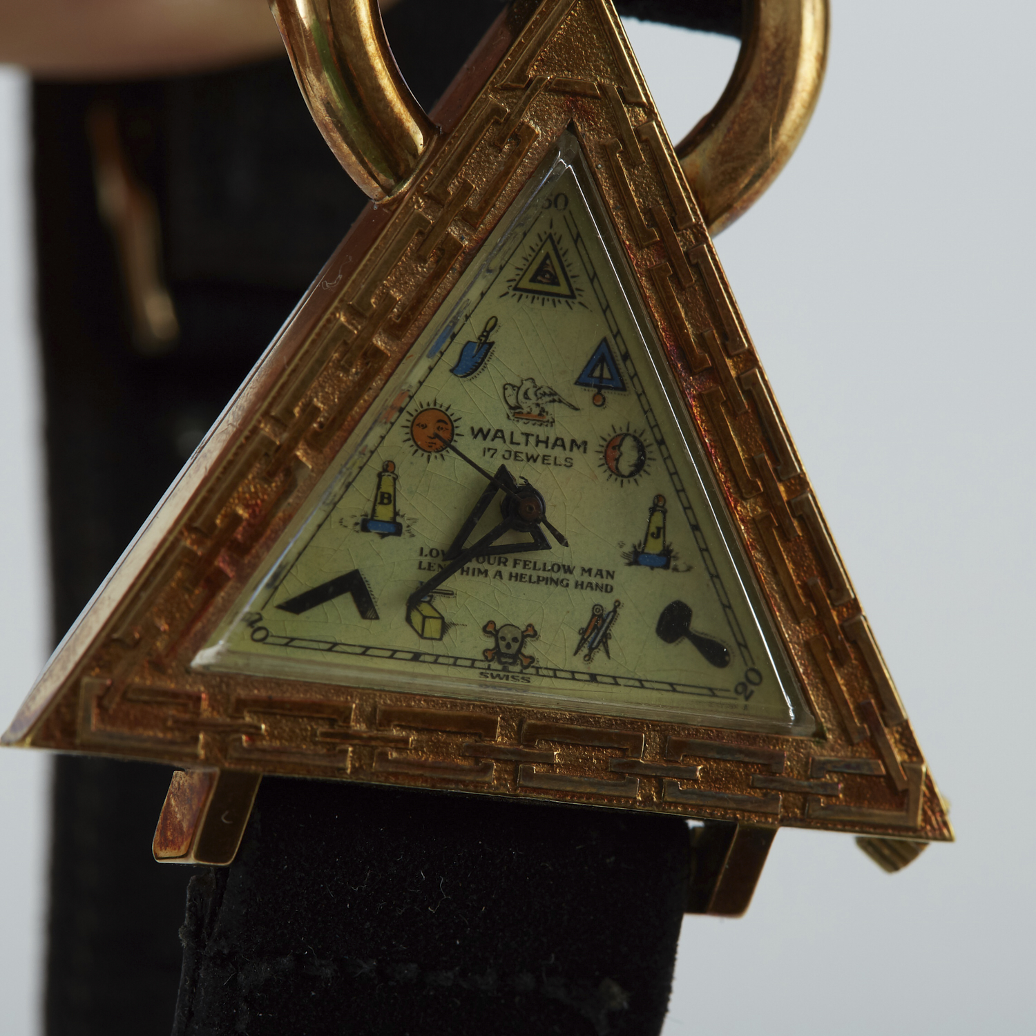 Waltham Gold-Filled Masonic Watch 17 Jewels - Image 2 of 5