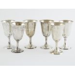 Set 6 International Sterling Silver Wine Cups