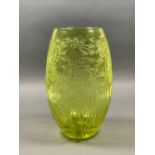 Large Lalique "Bucolique" Dandelion Vase