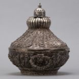 Egyptian 900 Silver Lidded Box