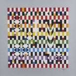 Yaacov Agam "Rhythm Mirror" Silkscreen