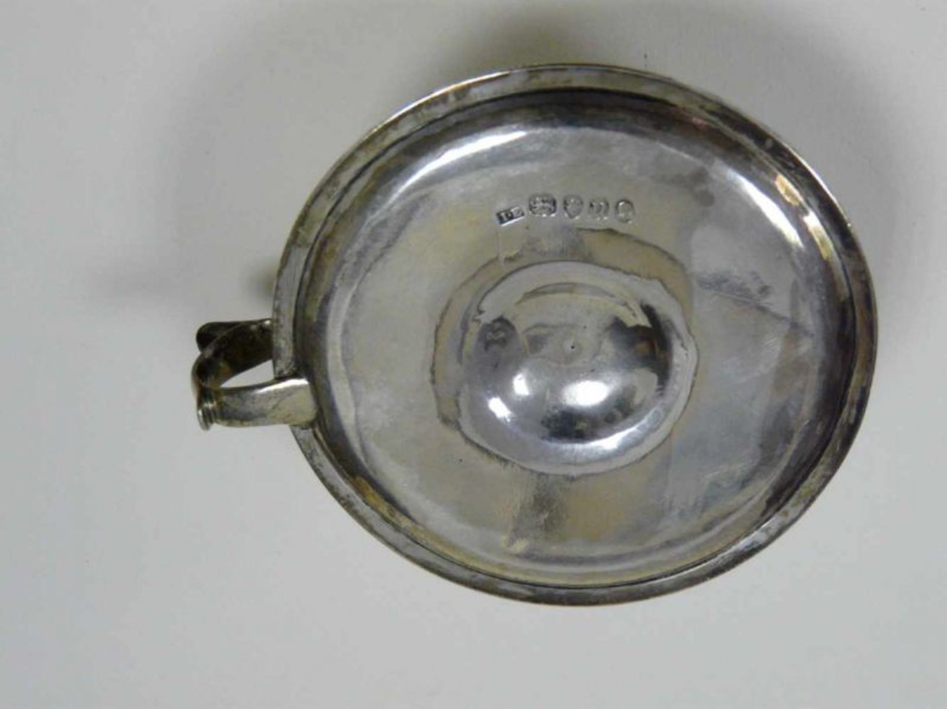 Kleiner Silber - Handleuchter EnglandEnglischer Handleuchter mit Löschhütchen, punziert: George - Image 3 of 3