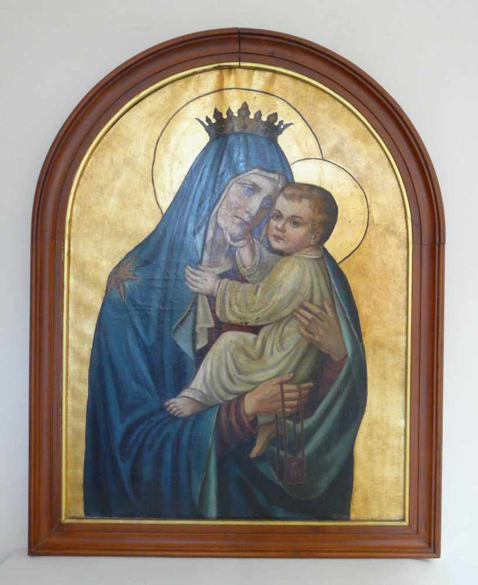 Karmel - Madonna mit dem Jesusknaben20. Jahrhundert. Marien-Darstellung als Unsere Liebe Frau auf