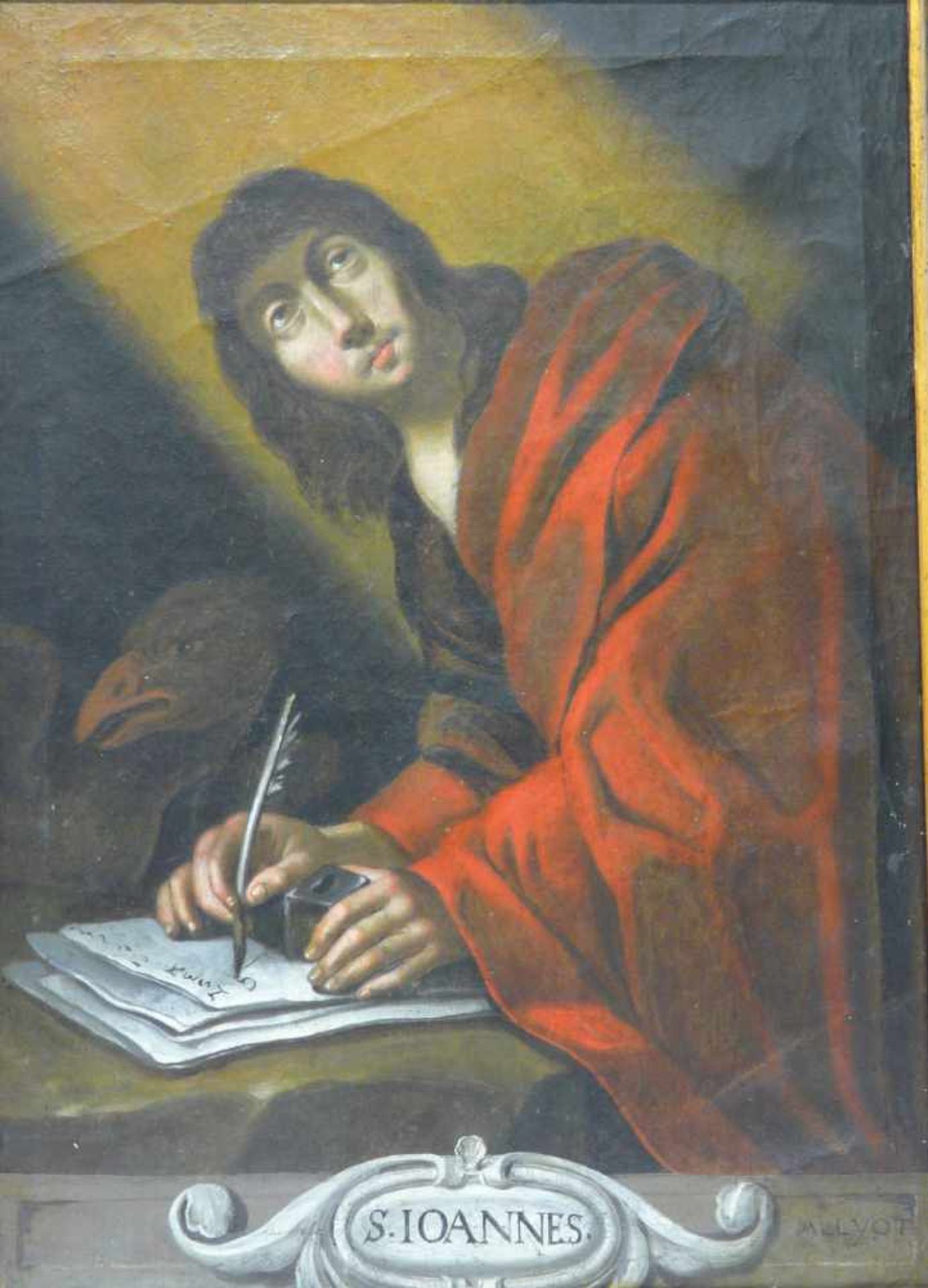 M. M. Llyot, Der Evangelist Johannes in der Schreibstube M. M. Llyot: Nicht verifizierter