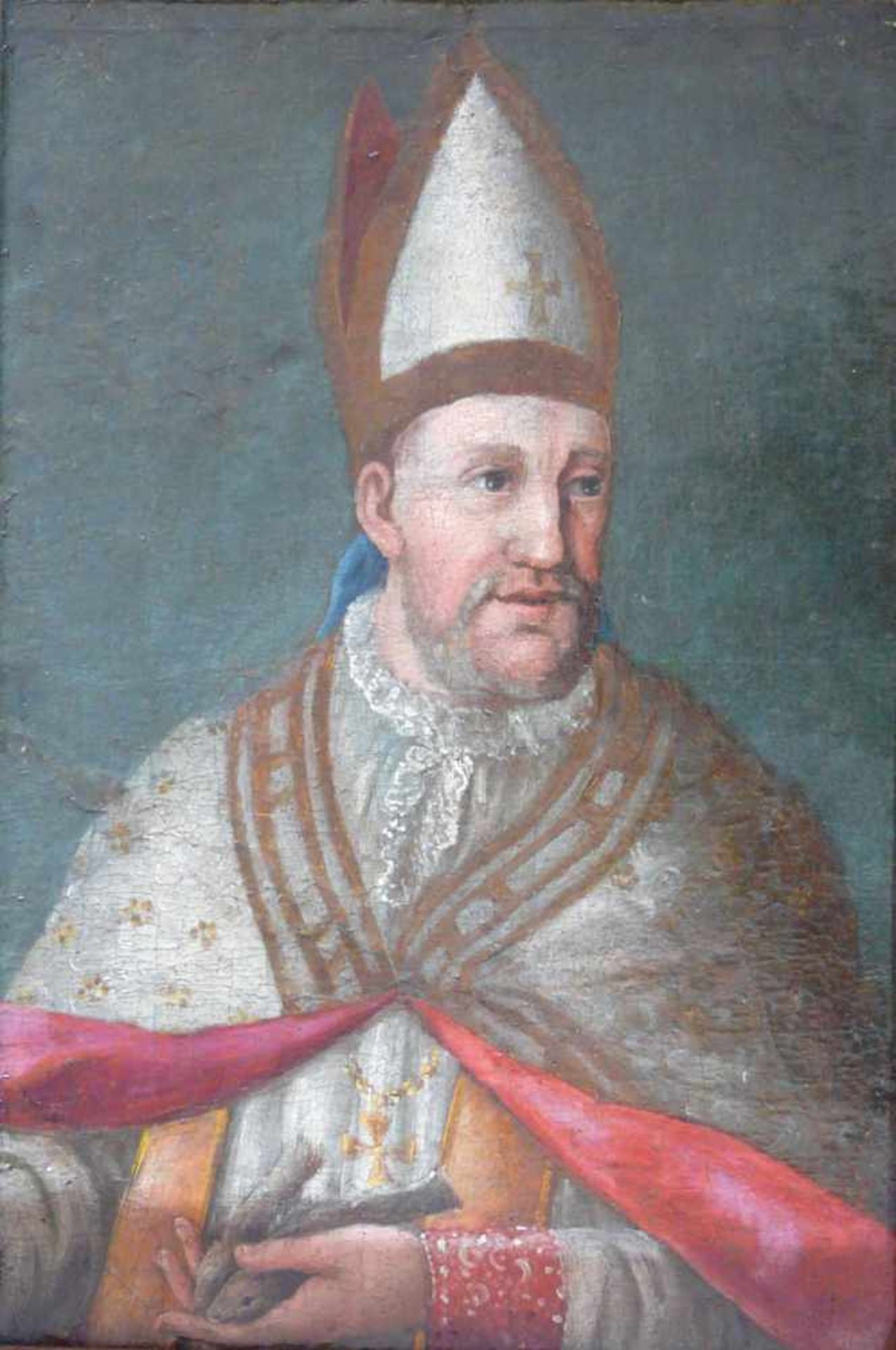 Unbekannter Meister, Heiliger Zeno, Bischof von Verona18. Jahrhundert. Motiv: Bischof Zeno von